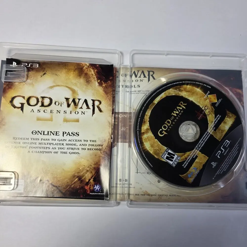 God of War Ascension PS3 PlayStation 3 2013 Complete CIB Manual Tested Working